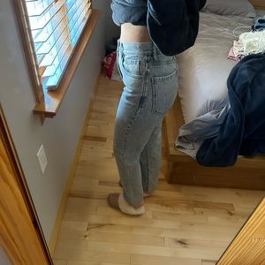 Pacsun light washed no rip straight leg jeans